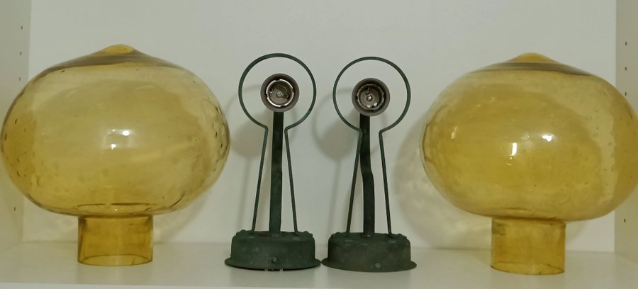 "GA9" Wall Lights by Erik Gunnar Asplund for ASEA Sweden 1940s