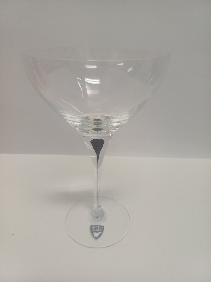 ORREFORS Intermezzo coupe champagneglas blå 30cl