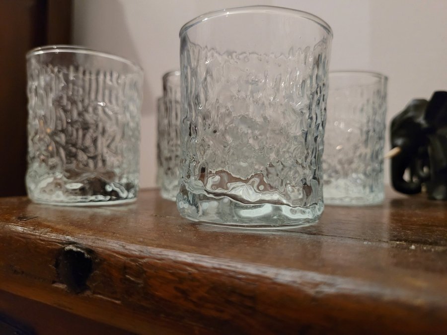 Jättefina Vintage 6St Ravenhead Siesta Whiskyglas Selterglas