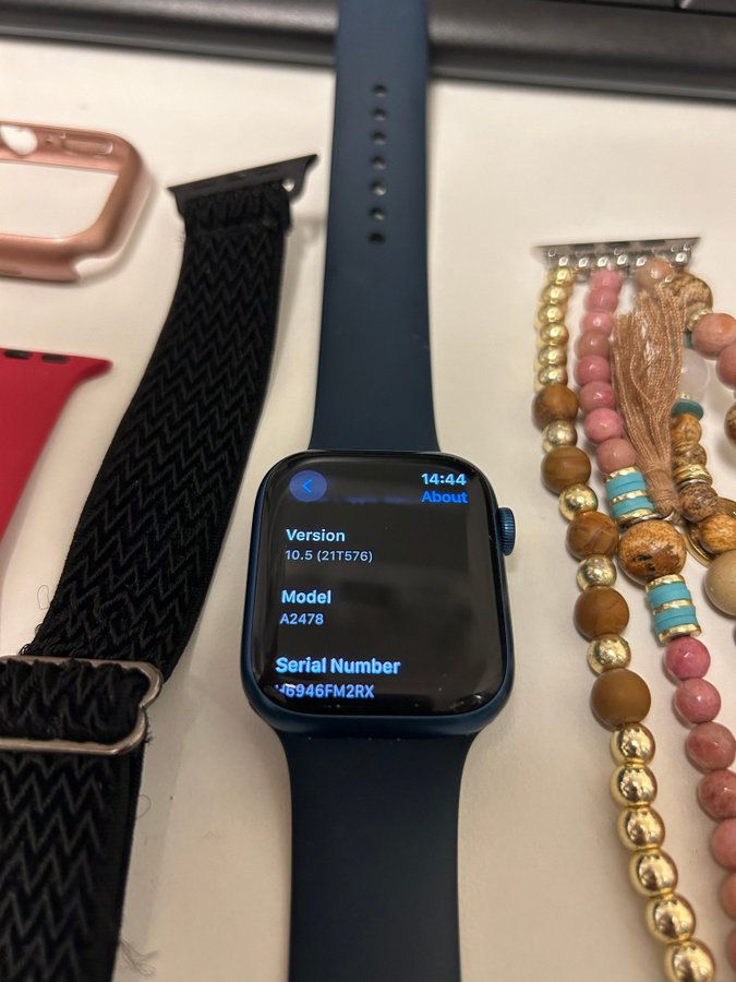 Apple Watch Series 7 LTE 45mm Blå