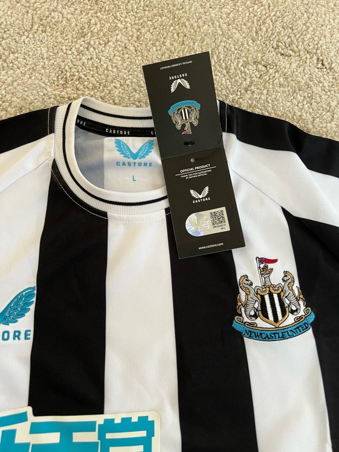 Ny Äkta Officiell Newcastle United FC Premier League Matchtröja