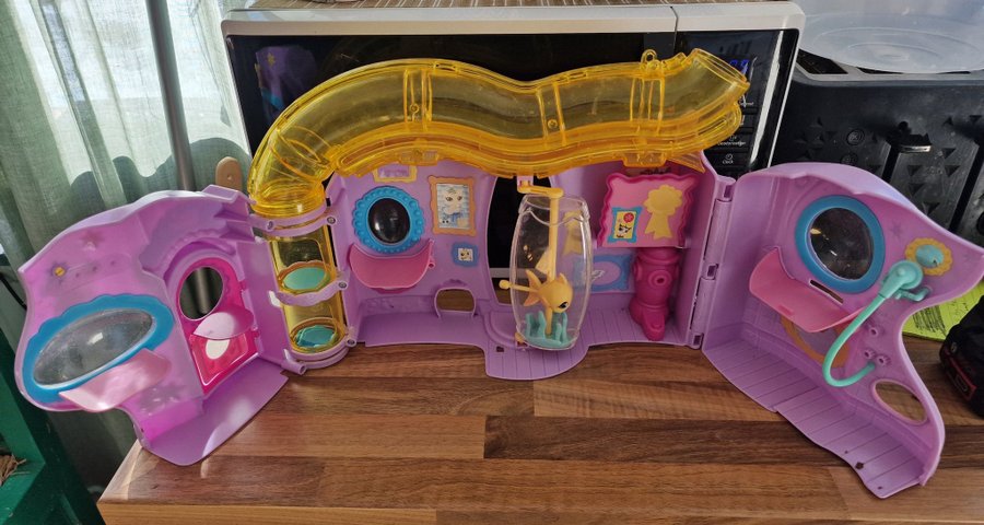 Retro Littlest Pet Shop Lekset med Rutschkana