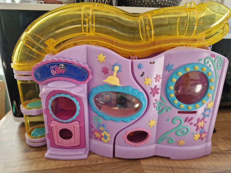 Retro Littlest Pet Shop Lekset med Rutschkana