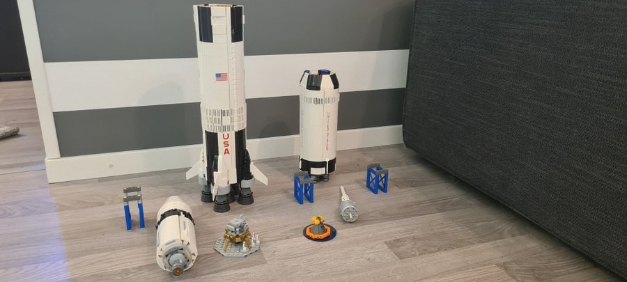 Lego Ideas Nasa Apollo Saturn V space rymd