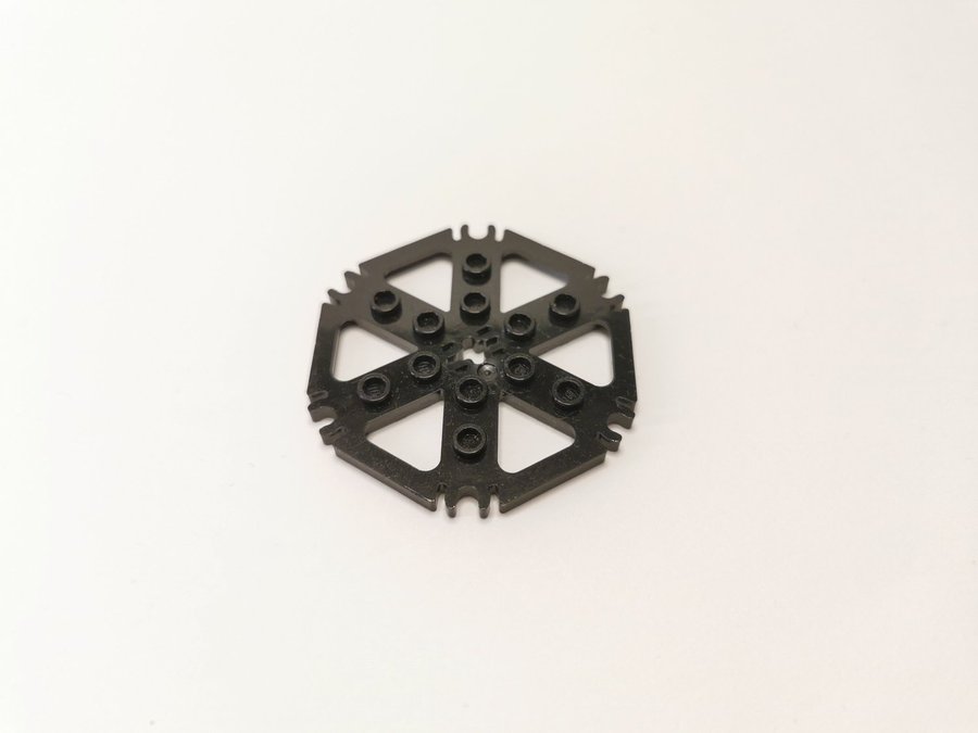 Lego - technic - rotor - 6 blades - part 64566 - svart