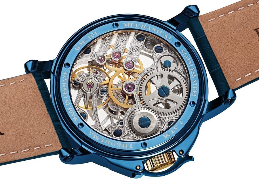 Theorema Casablanca - GM-101-15 | BLUE| Handmade German Watch