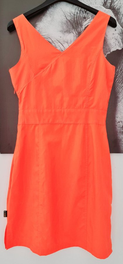 Kleid Sommerkleid Trekkingkleid Outdoorkleid Etuikleid Jack Wolfskin Gr S Orange