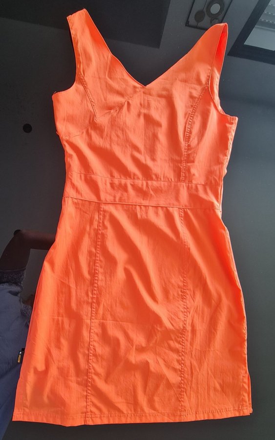 Kleid Sommerkleid Trekkingkleid Outdoorkleid Etuikleid Jack Wolfskin Gr S Orange