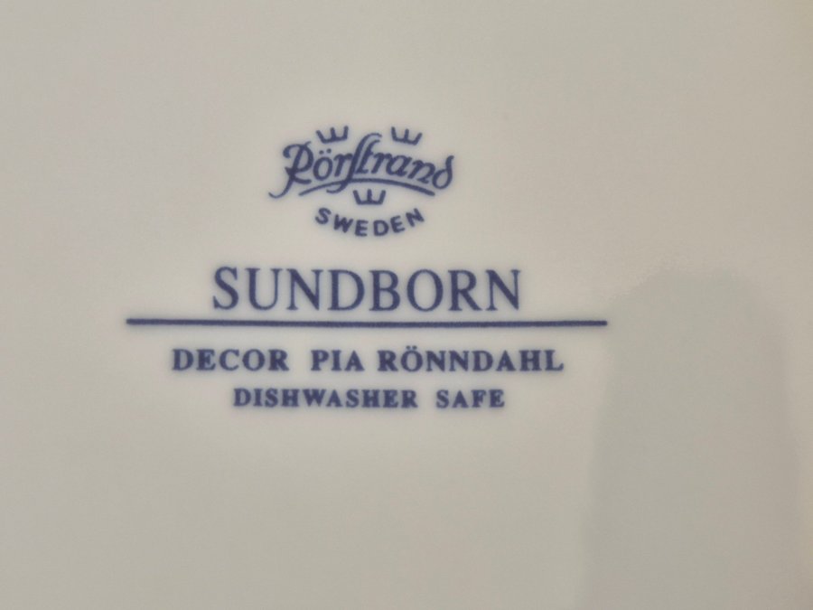 SUNDBORN - Pia Rönndahl - Rörstrand - Salladsskål / Karott med lock