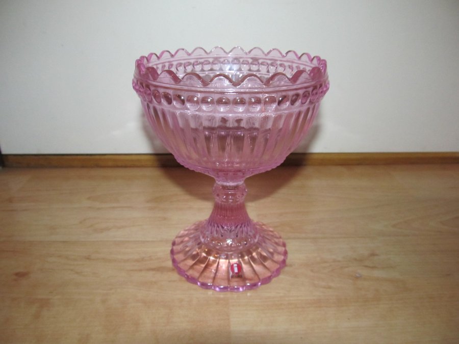 IITTALA MARISKOOLI Marimekko Ovanlig Rosa Stor Samlar Skål 155cm Nostalgi Suomi