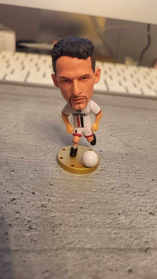 Fotbollsfigur Roberto Baggio AC Milan