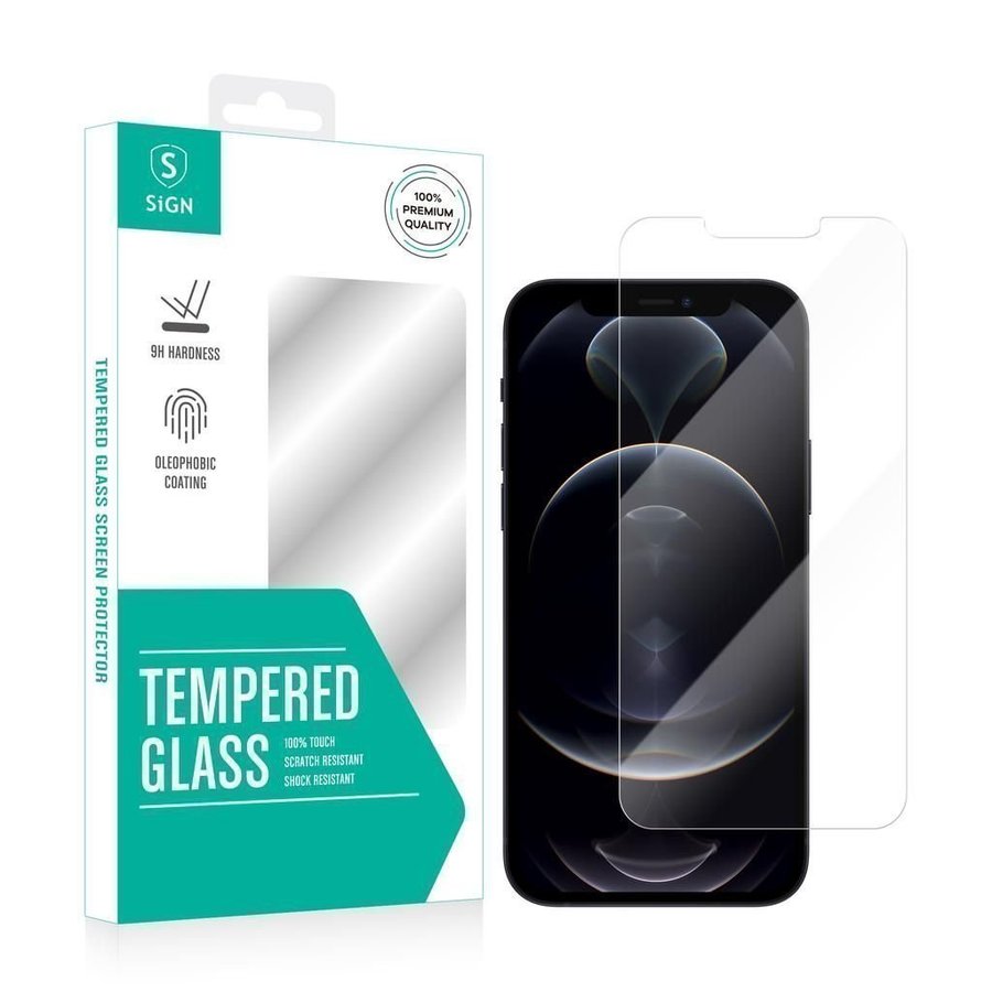 SIGN Tempered Glass 25D FullScreen Coverage Glass iPhone 12 Pro Max