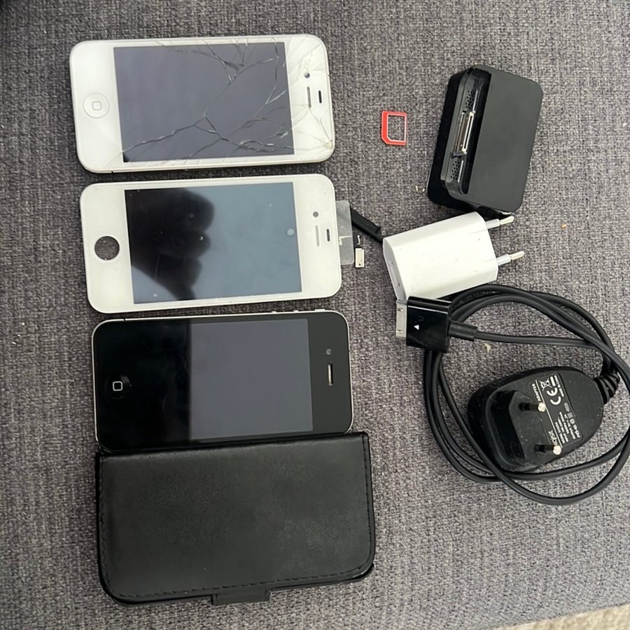 2 piece iphone 4 working condition