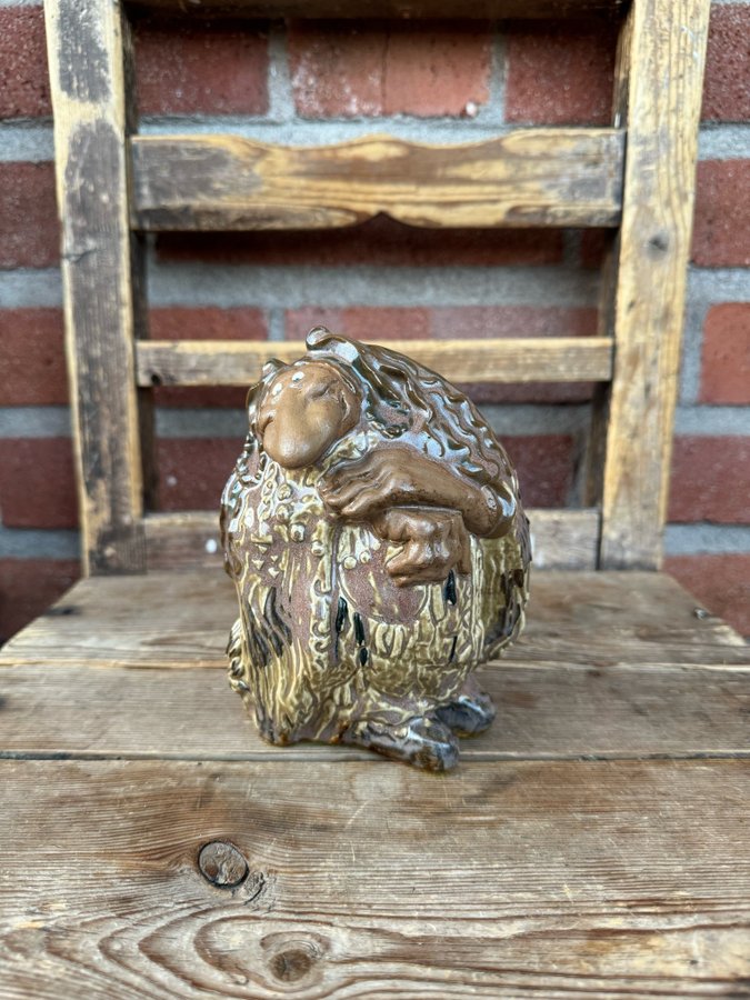 Vintage Troll John Bauer Deco Torekov Keramik Rosa Ljung