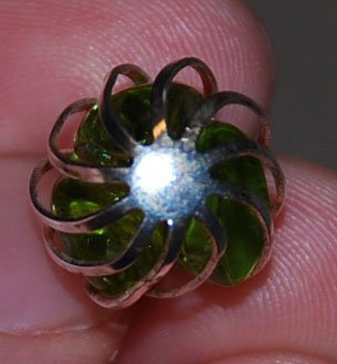 PERIDOT silverhänge (stämplat)