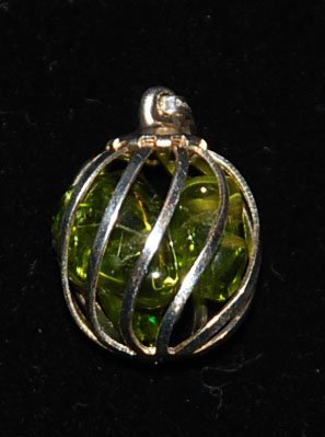 PERIDOT silverhänge (stämplat)