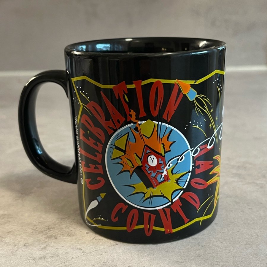 Vintage 1998 Warner Bros Tweety Pie Celebration Looney Tunes Mugg