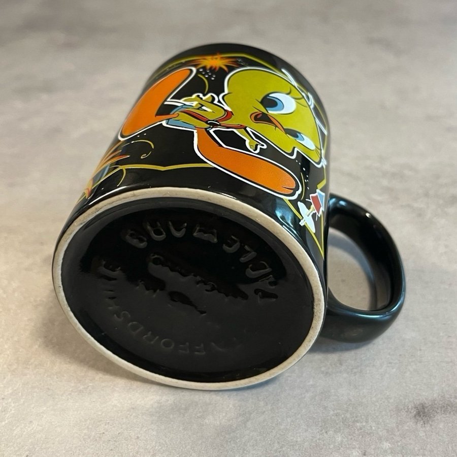 Vintage 1998 Warner Bros Tweety Pie Celebration Looney Tunes Mugg