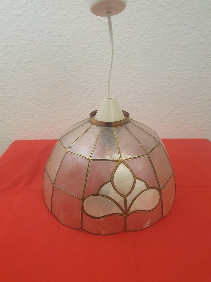 Retro Vintage Taklampa Snäckskal Kökslampa Hallampa Hänglampa