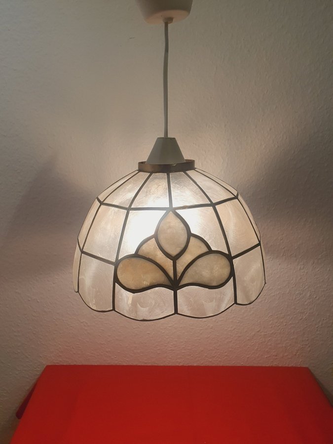 Retro Vintage Taklampa Snäckskal Kökslampa Hallampa Hänglampa