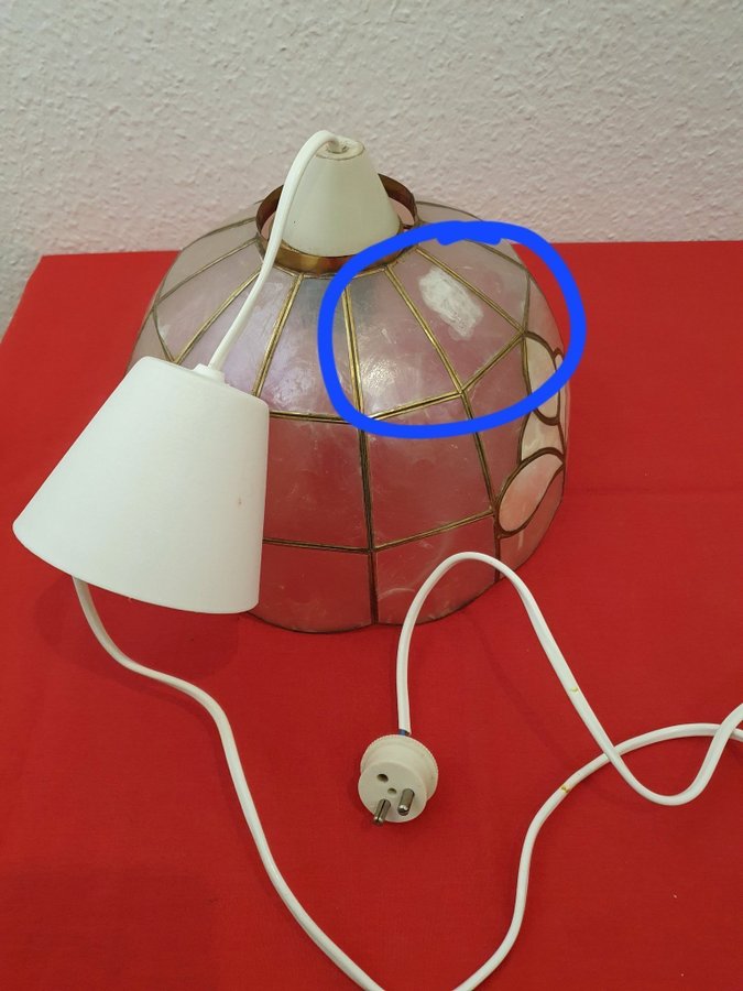 Retro Vintage Taklampa Snäckskal Kökslampa Hallampa Hänglampa