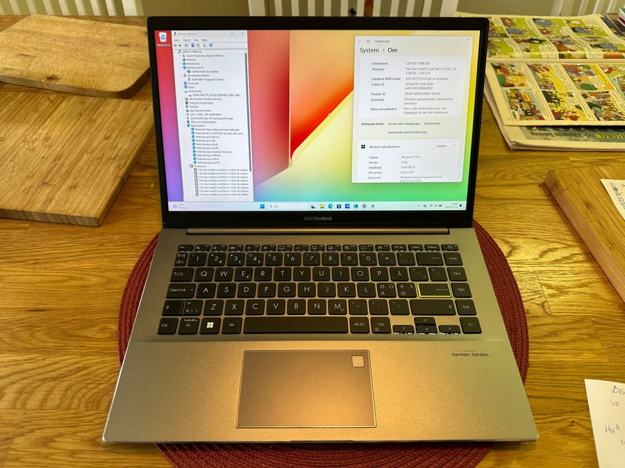 Asus VivoBook S14 i5 1135G7 | 8 RAM | 256 NVMe SSD | bra batteri