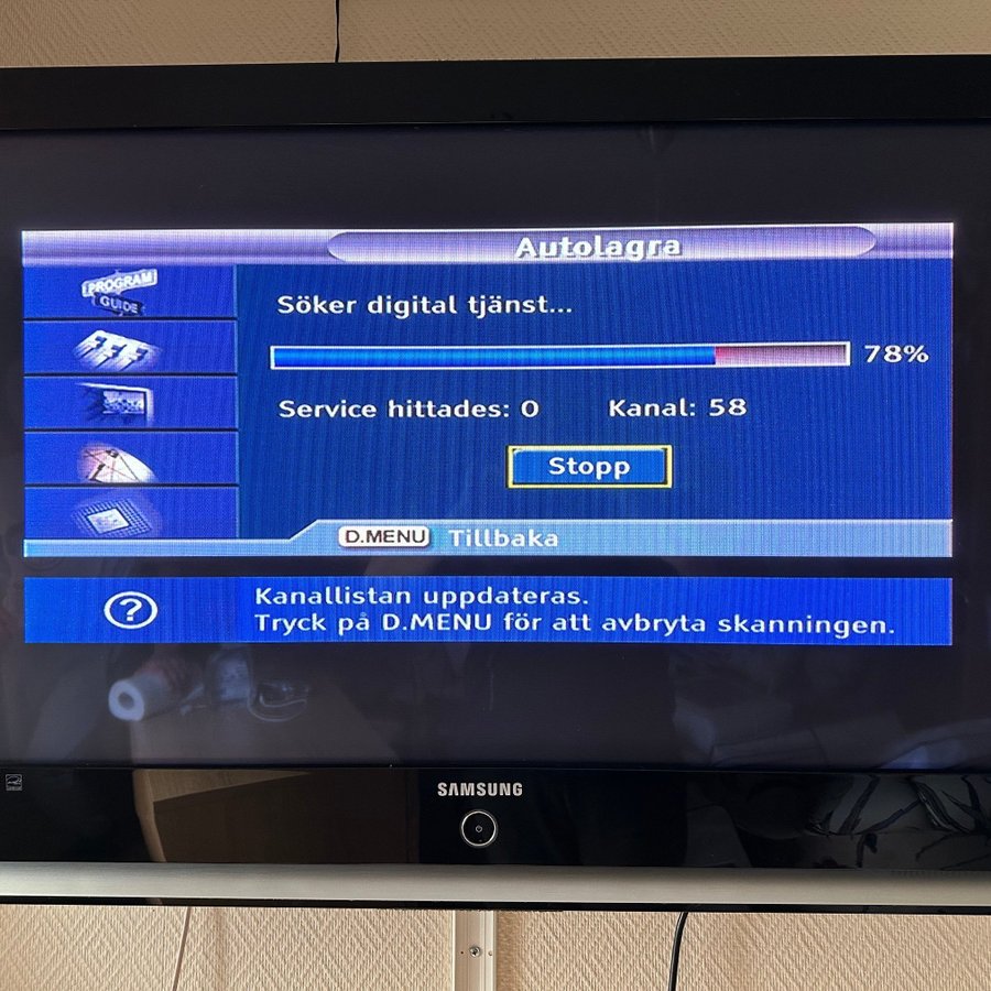 Samsung 42 tum plasma skärm