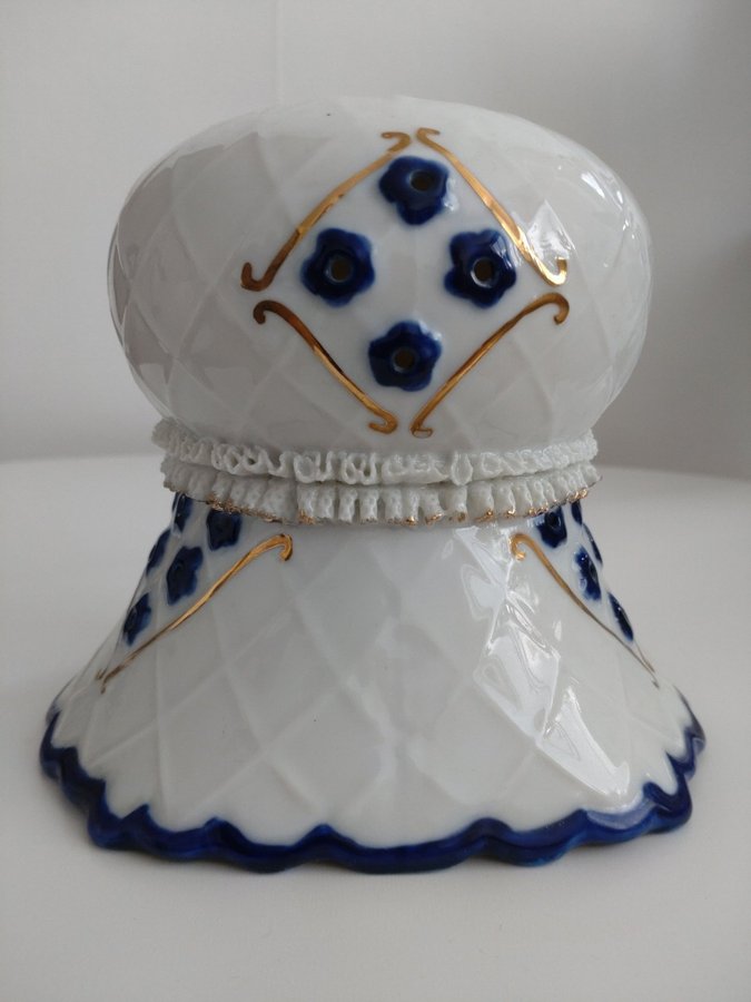 Vintage Porslin lampskärm/Royal Heidelberg 1900-talets mitt