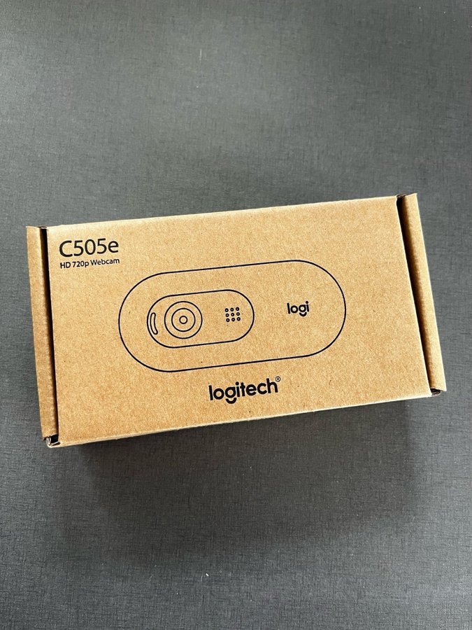 Logitech C505e HD 720p webbkamera Svart dator tillbehör