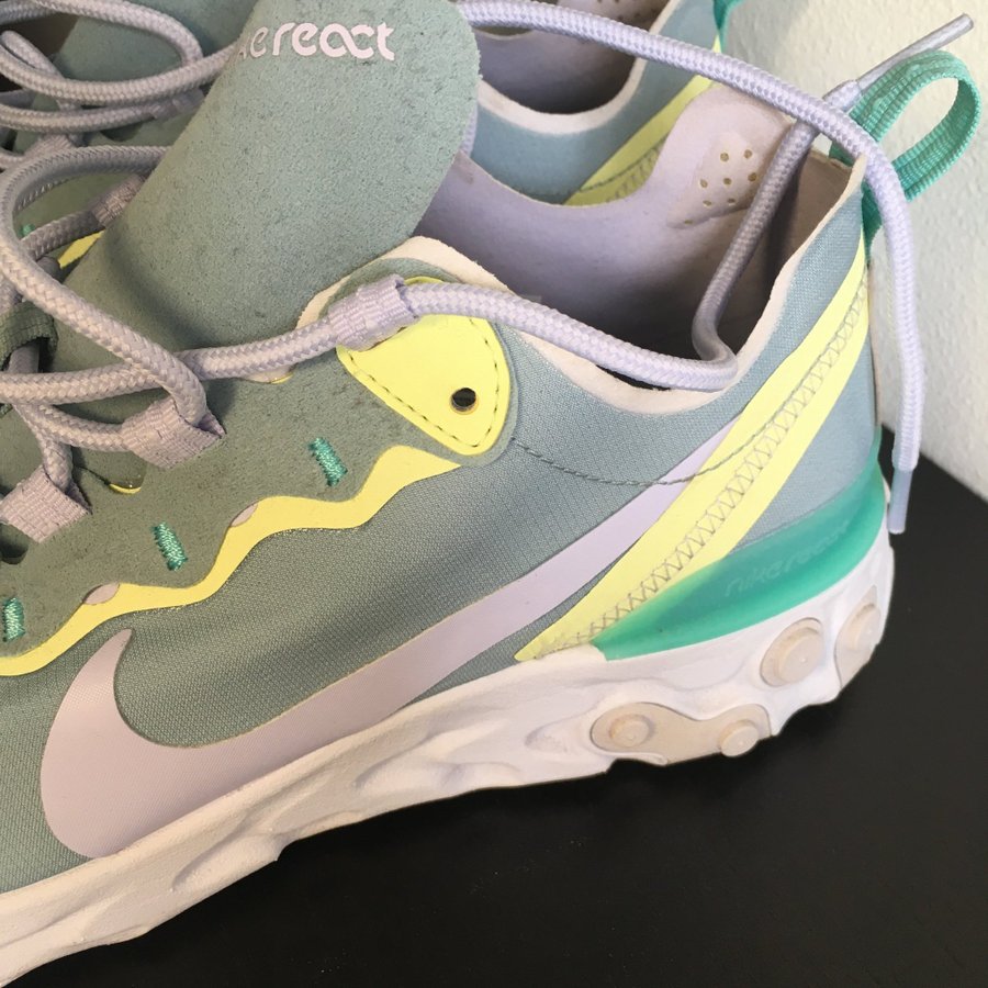 Nike React Element 55 Damskor Grå/Lila