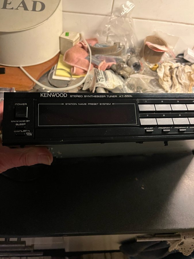 KENWOOD Stereo tuner (radiodel) Sparsamt använd!