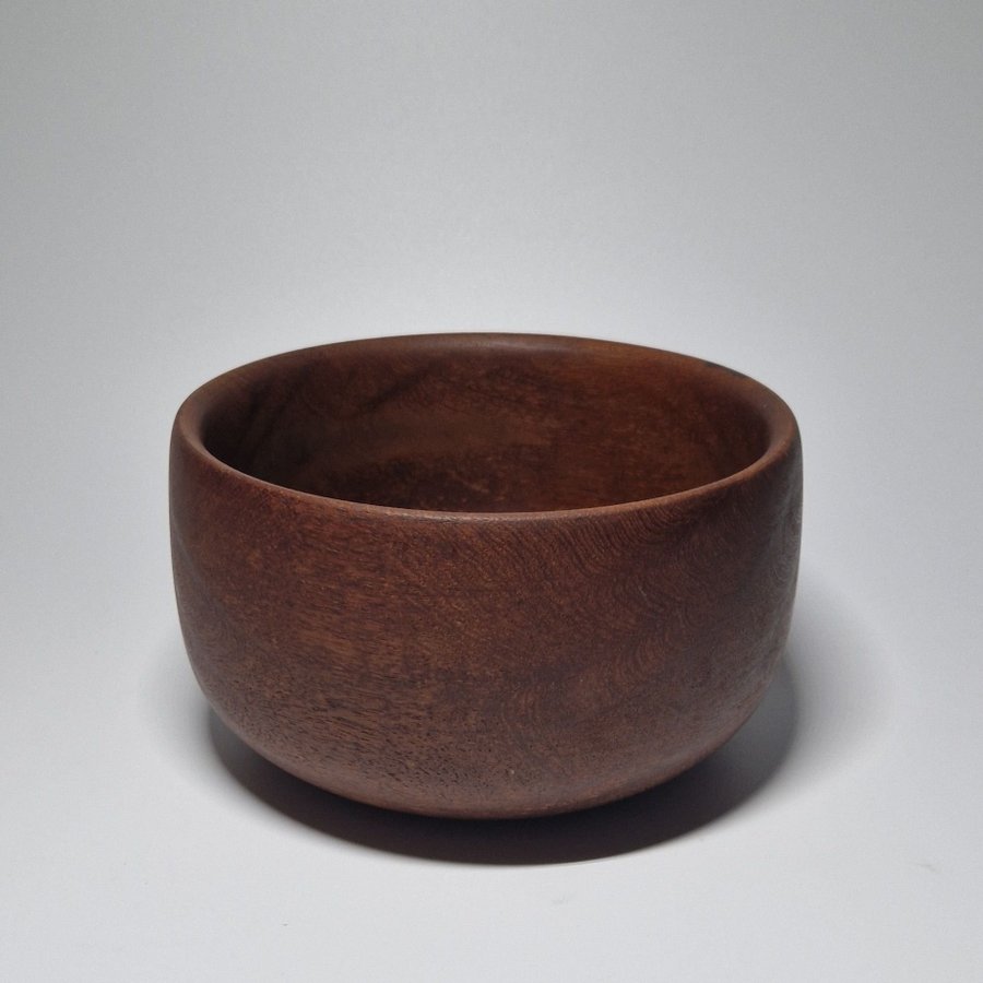 Skål/bowl i teak Karl Holmberg Götene 1960 tal