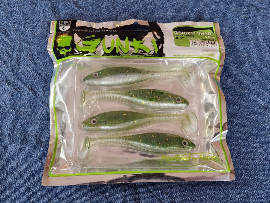 Gunki Grubby Shad 105 cm 4 st