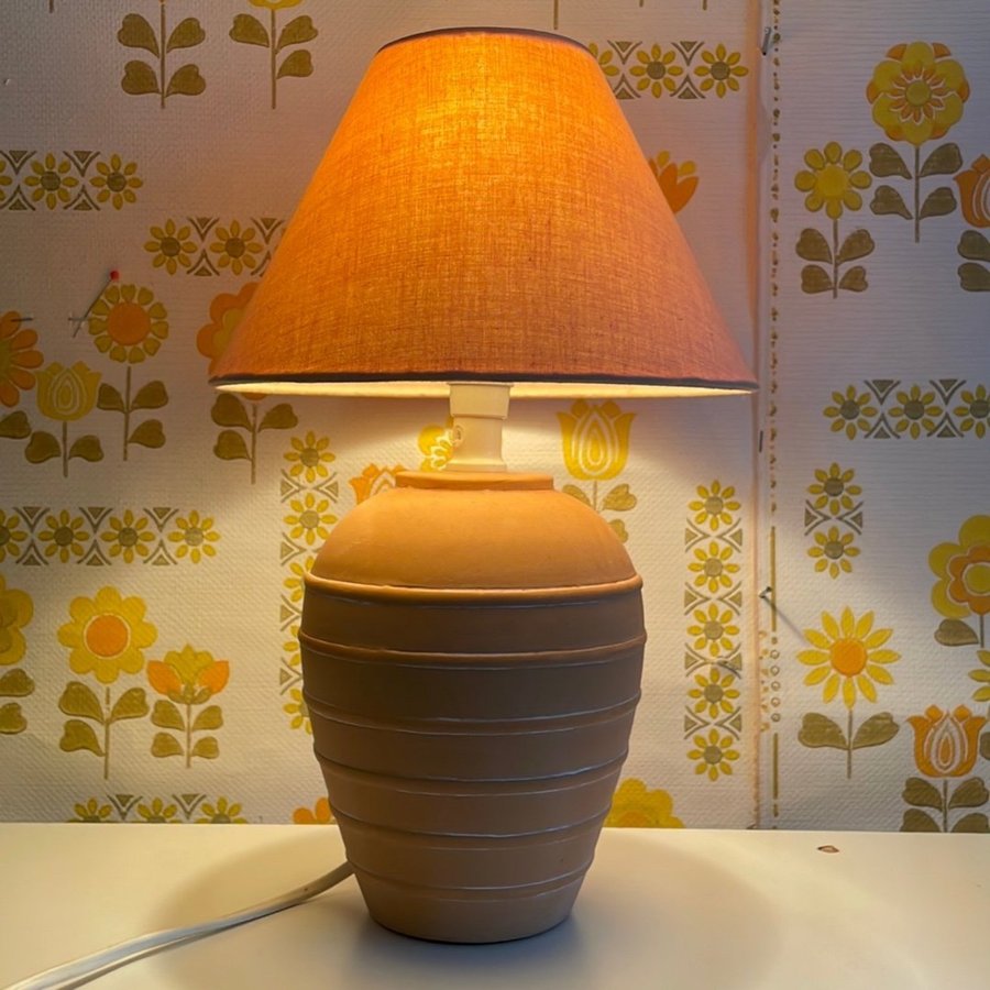 Vintage Ikea lampa B9005 - terrakotta beehive lamp