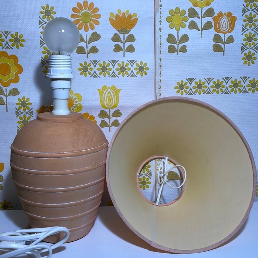 Vintage Ikea lampa B9005 - terrakotta beehive lamp