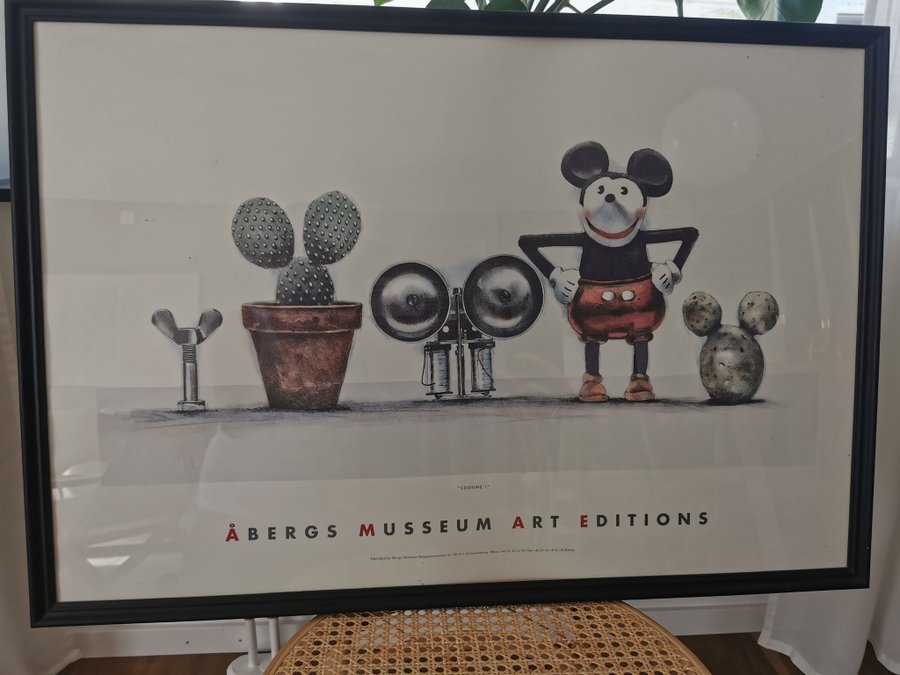 Disney Åbergs Museum Göteborg Art Edition tavla 70x100cm inklusive ram Cousins 1