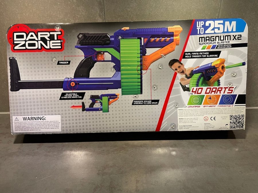 Present? Dart Zone - Magnum x2! Nypris 599kr! Helt nytt - aldrig öppnad!