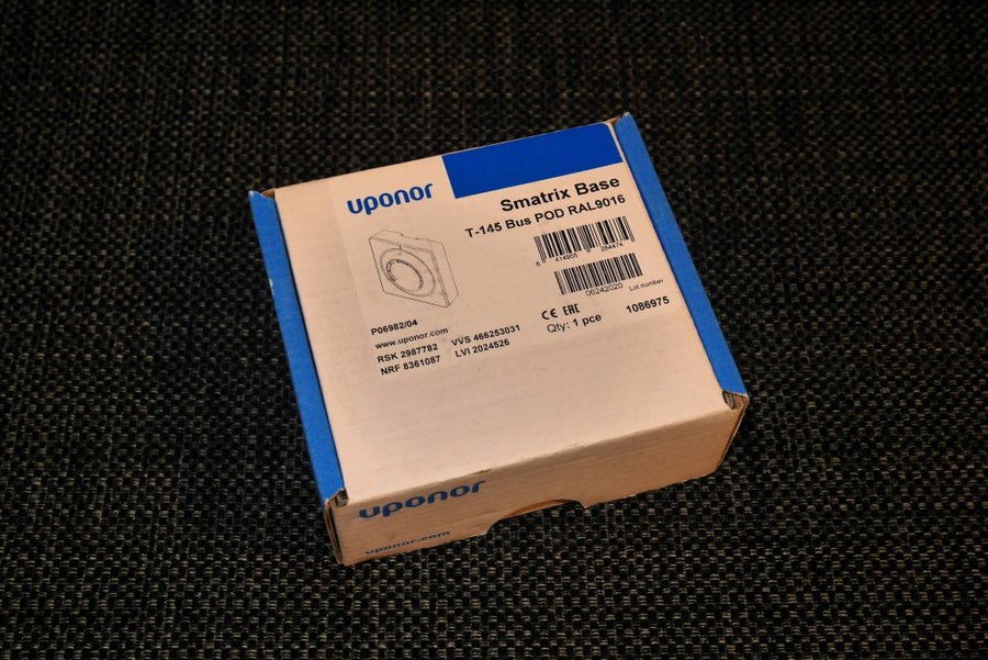 Uponor Smatrix Base T-145 Bus OPD RAL9016