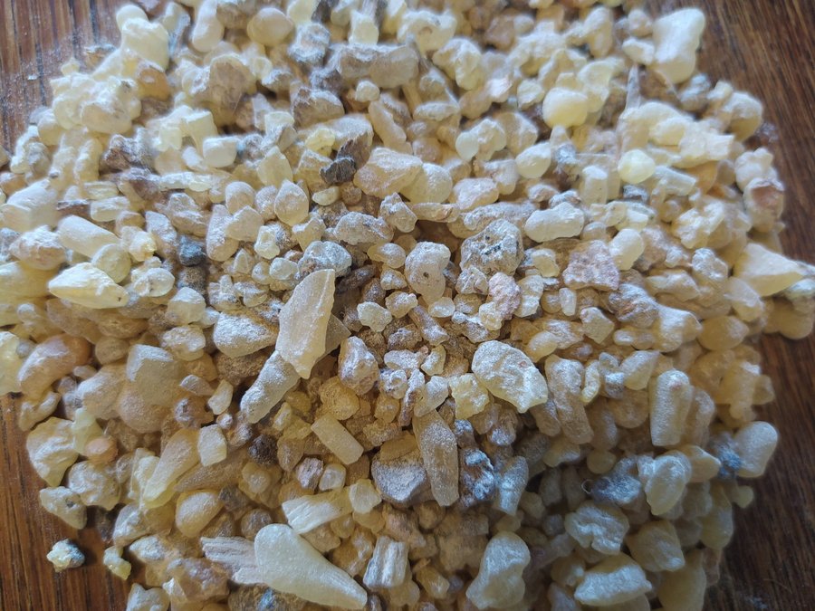 Frankincense Serrata kåda 100 gram (rökelse resin hartsOlibanumBoswellia)