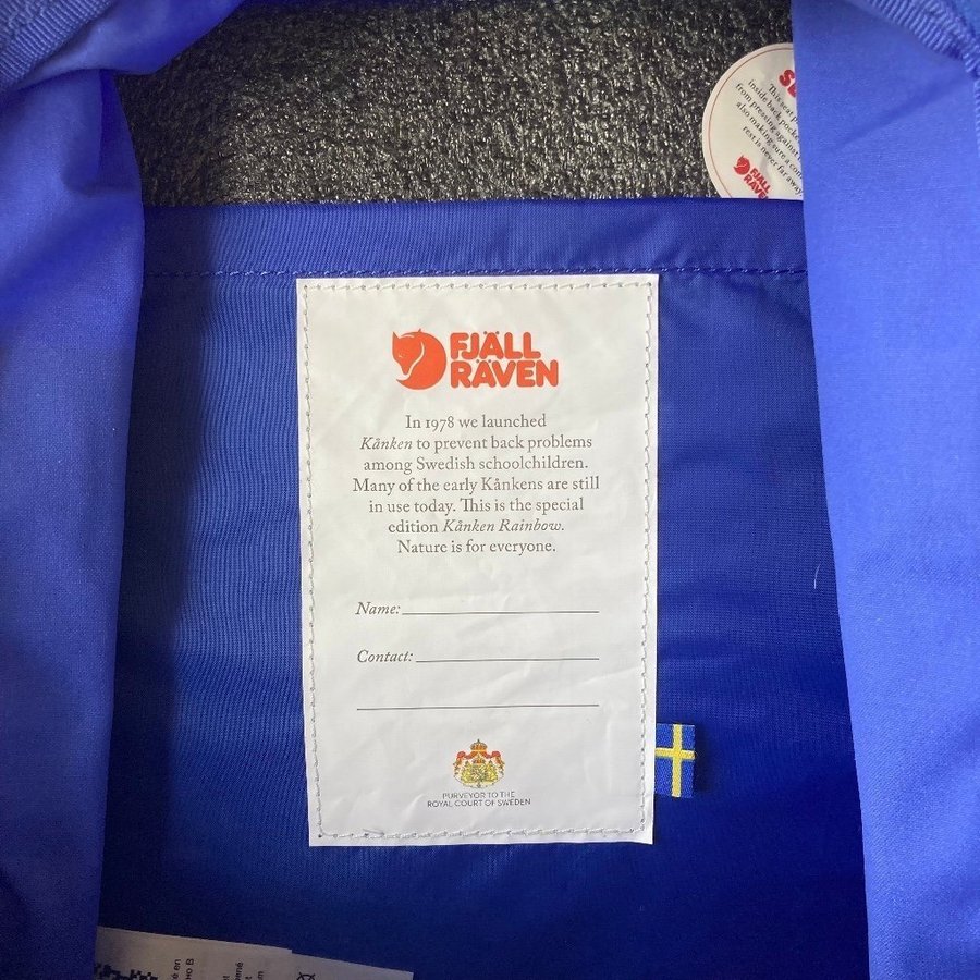 Fjällräven Kånken mini blå