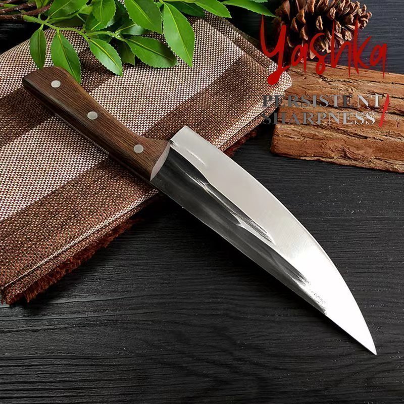 Chef Knife 82 Inch Hand Forged High Carbon Blade Butcher Slaughter Fish Meat