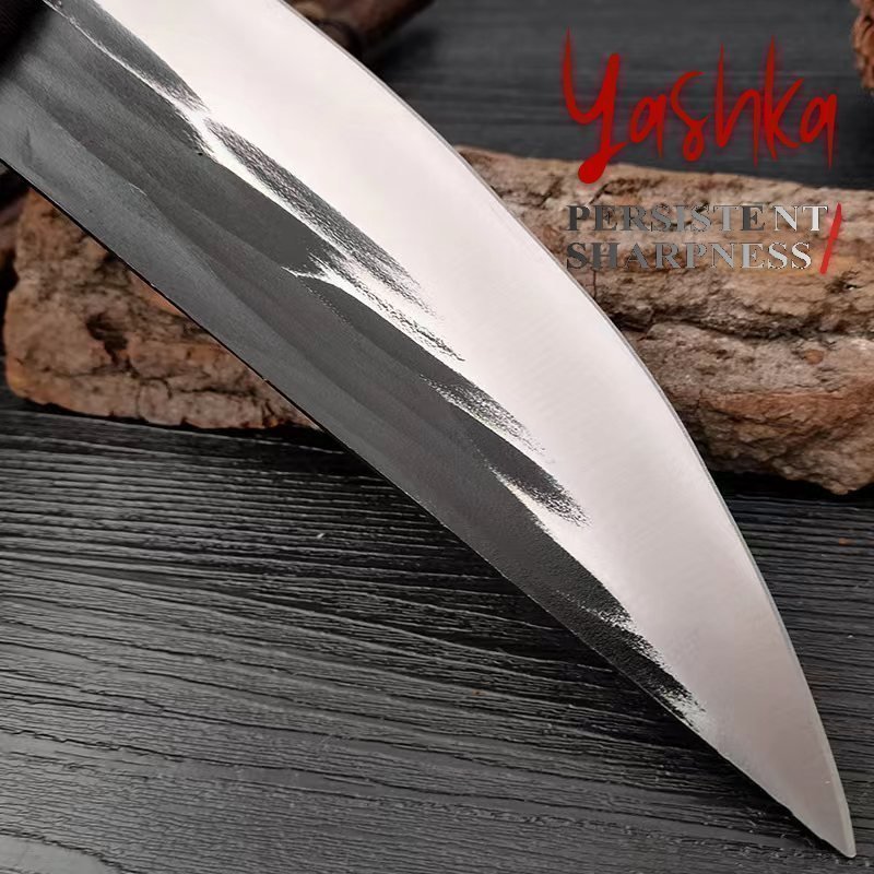 Chef Knife 82 Inch Hand Forged High Carbon Blade Butcher Slaughter Fish Meat