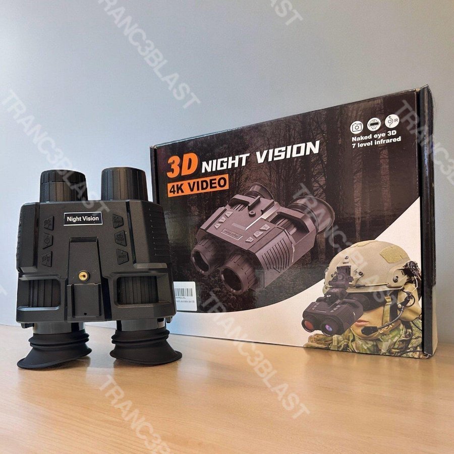 - NY mörkerkikare night vision goggles 4K kikare inkl 32GB minne oanvänd