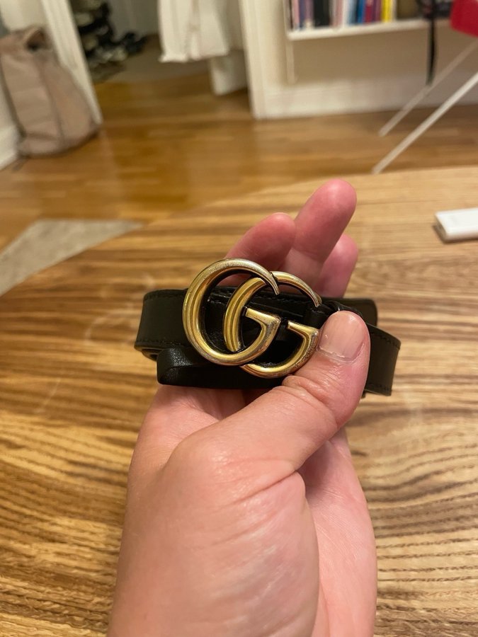 Gucci GG marmont Thin belt 100cm