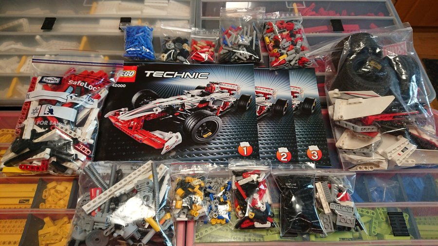 Lego Technic 42000 gebraucht Anleitung und alle Teile guter Zustand