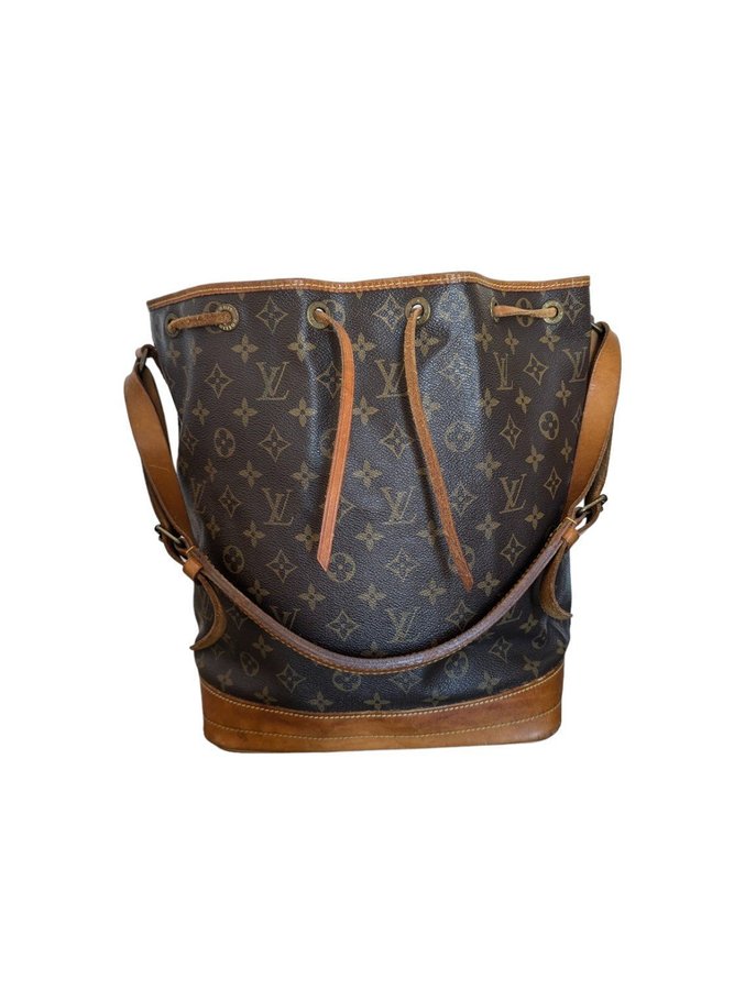 VINTAGE LOUIS VUITTON NOÈ VÄSKA AXELREM AXELREMSVÄSKA MONOGRAM