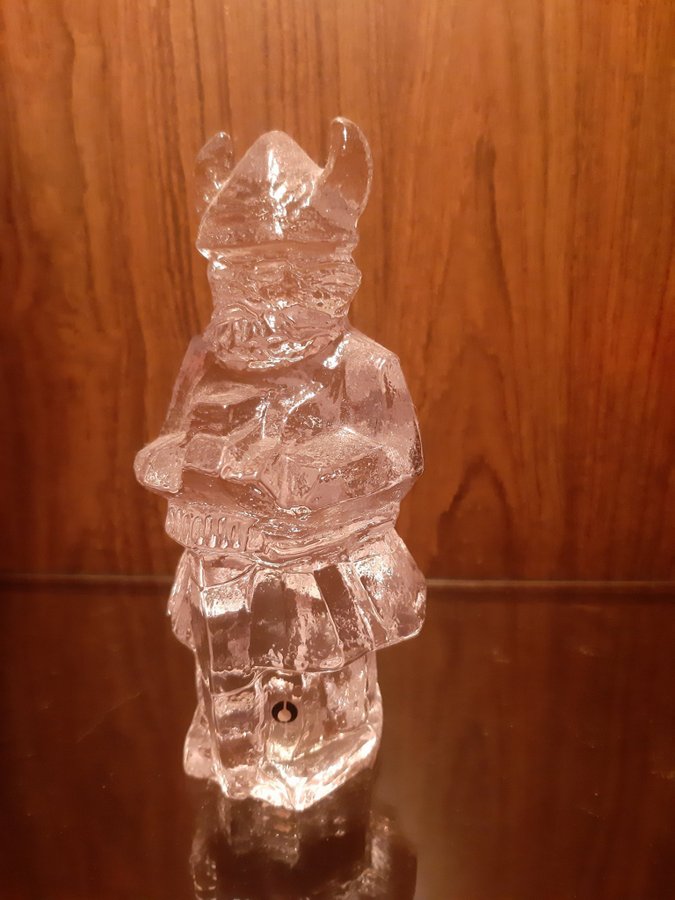 Pukeberg Swedish Viking Glass figurine