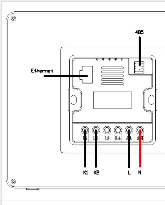 Tuya Android 6 Tums Multifunktionell Intelligent Kontrollpanel