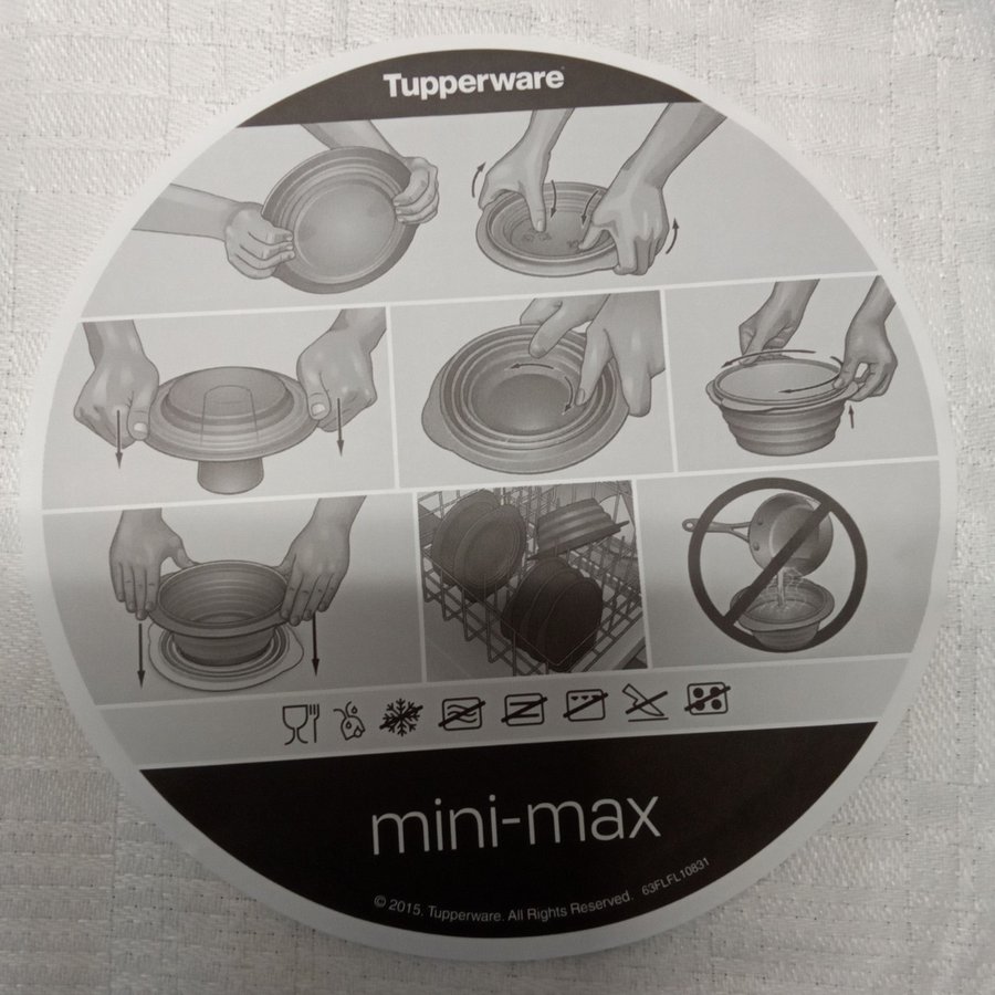 Tupperware Mini-Max 2 stl NYA