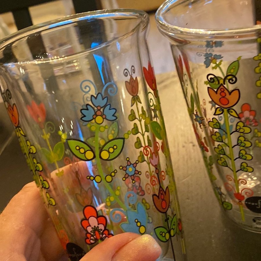 Sagaform 2 vackra höga glas